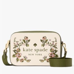 ♠️kate spade Oh Snap Floral Camera Crossbody Bag, Meringue Multi NWT